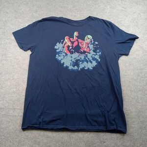 Attack On Titan Season 2 Shirt Mens 2XL Navy Lootwear Exclusive Anime Tee